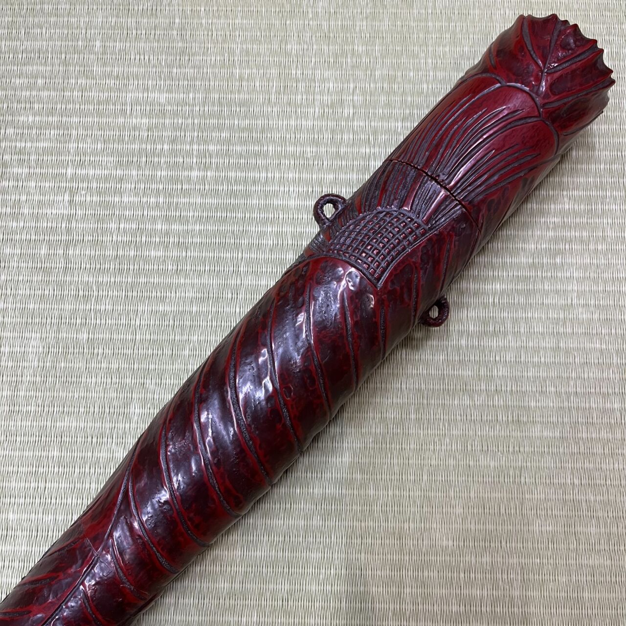 鎌倉彫矢筒 菊（100cmまで） | 甲賀弓具店OnlineShop