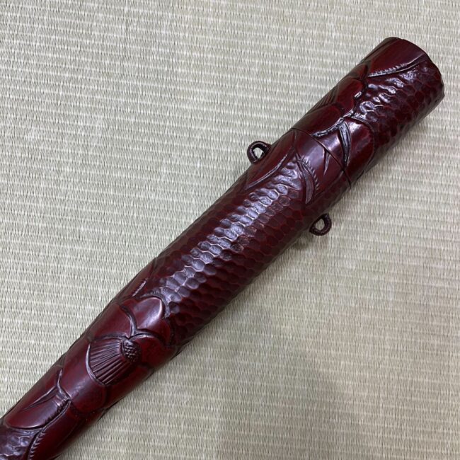 鎌倉彫矢筒 椿（100cmまで） | 甲賀弓具店OnlineShop
