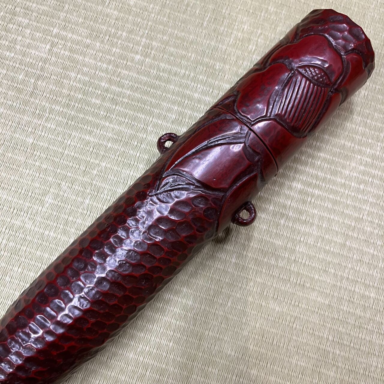 鎌倉彫矢筒 椿（101cmまで） | 甲賀弓具店OnlineShop
